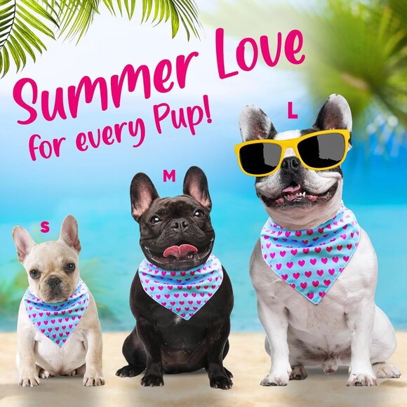 Reversible Dog Bandana Set  M - Picture 5 of 12